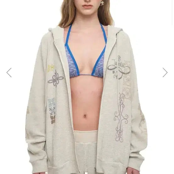 [BUNJANG] TwoMuch Tax Waffle Zip-Up Ivory New / 새상품 투머치택스 와플 집업 아이보리