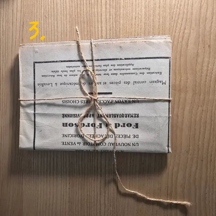 [BUNJANG] Vintage French Newspaper Bundle / 빈티지 프랑스 신문 지류 묶음