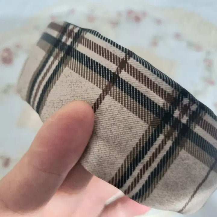 [BUNJANG] Check Pattern Headband / 체크 패턴 머리띠(새상품)