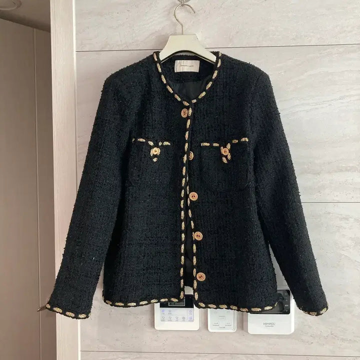 [BUNJANG] London Lace Black Tweed Jacket / 런던레이스 블랙 트위드 자켓