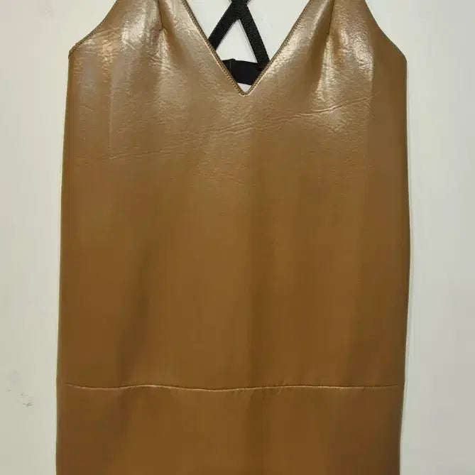 [BUNJANG] Toga Pulla Leather Pleated Dress / 토가 풀라 가죽 플리츠 원피스