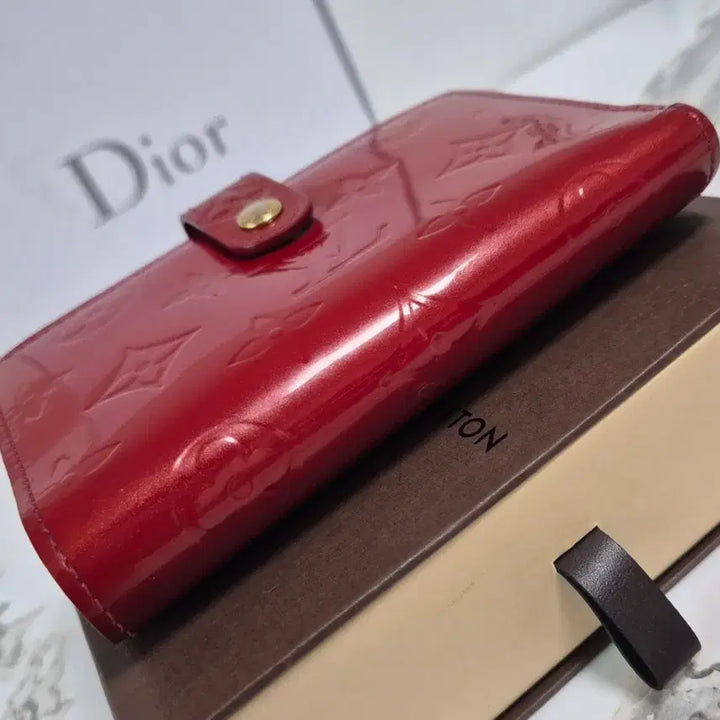 [BUNJANG] Louis Vuitton Monogram Vernis Red Bifold Wallet / (정품) 루이비통 모노그램 레드 베르니 반지갑