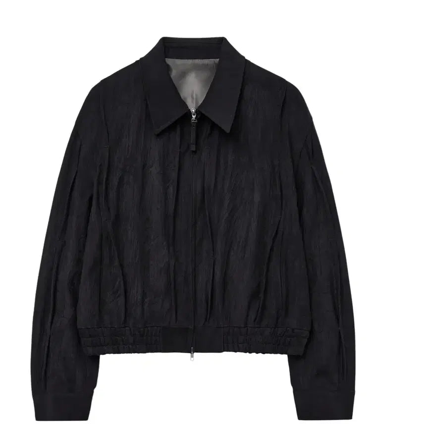 [BUNJANG]  Elwood Dots Blouson Jacket Black / 엘무드 닷츠 블루종 자켓 블랙