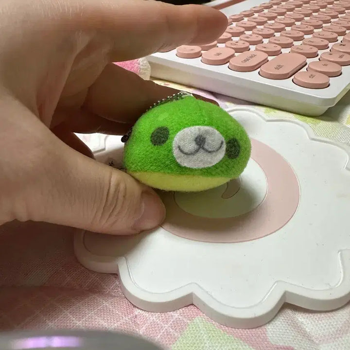 [BUNJANG] Mamegoma Green Tea Mascot Keychain / 녹차 마메고마 키링