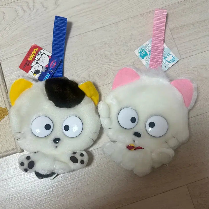 [BUNJANG] Tama &amp; Friends Plush Pouch Wall Hanger Set / 타마 앤 프렌즈 봉제인형 파우치 벽걸이 셋트