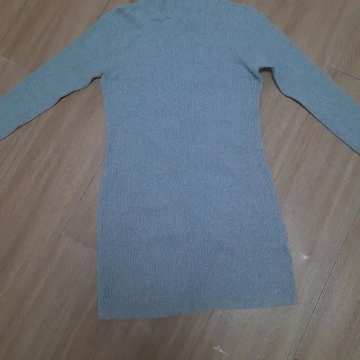[BUNJANG] Basic Gray Ribbed Knit Sweater / 회색니트