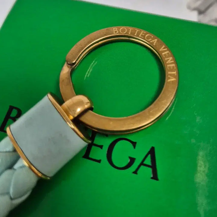 [BUNJANG] Bottega Veneta Intrecciato Leather Keyring Key Holder / (정품) 보테가베네타 인트레치아토 가죽 키링 키홀더