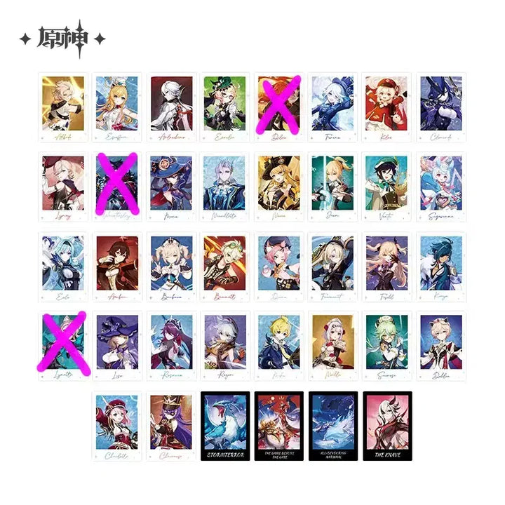 [BUNJANG] Genshin Impact Festival Polaroid Set / 원신 페스 폴라로이드 몬드 폰타인 판매