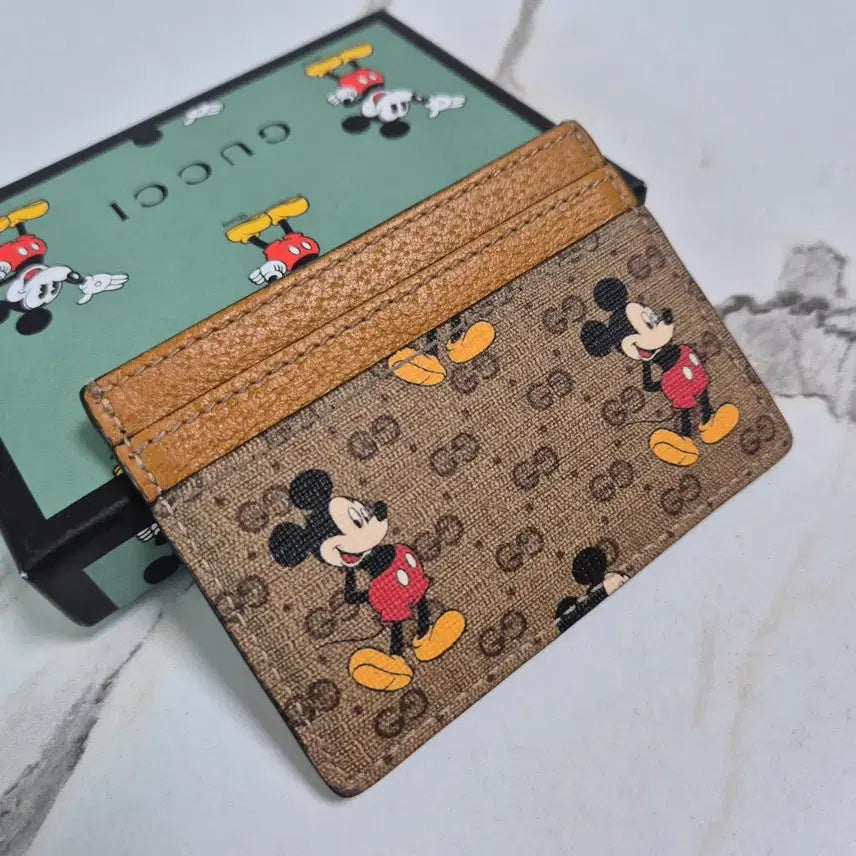 [BUNJANG] Gucci Disney Mickey Mouse Card Holder Case / (정품) 구찌 디즈니 미키마우스 카드지갑 홀더 케이스