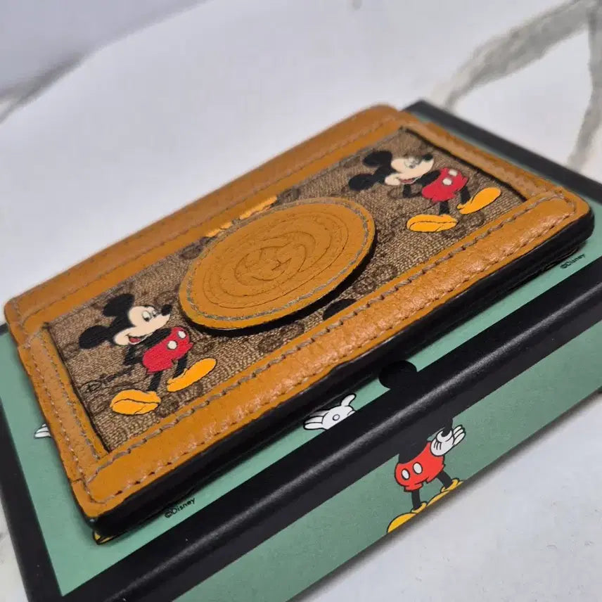 [BUNJANG] Gucci Disney Mickey Mouse Card Holder Case / (정품) 구찌 디즈니 미키마우스 카드지갑 홀더 케이스