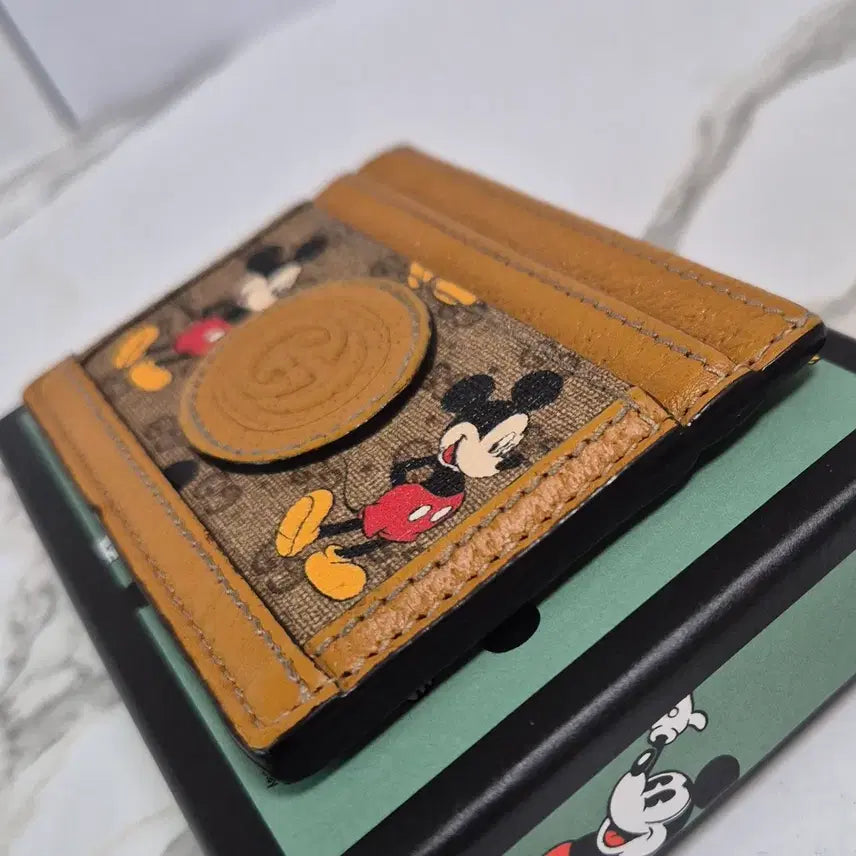 [BUNJANG] Gucci Disney Mickey Mouse Card Holder Case / (정품) 구찌 디즈니 미키마우스 카드지갑 홀더 케이스