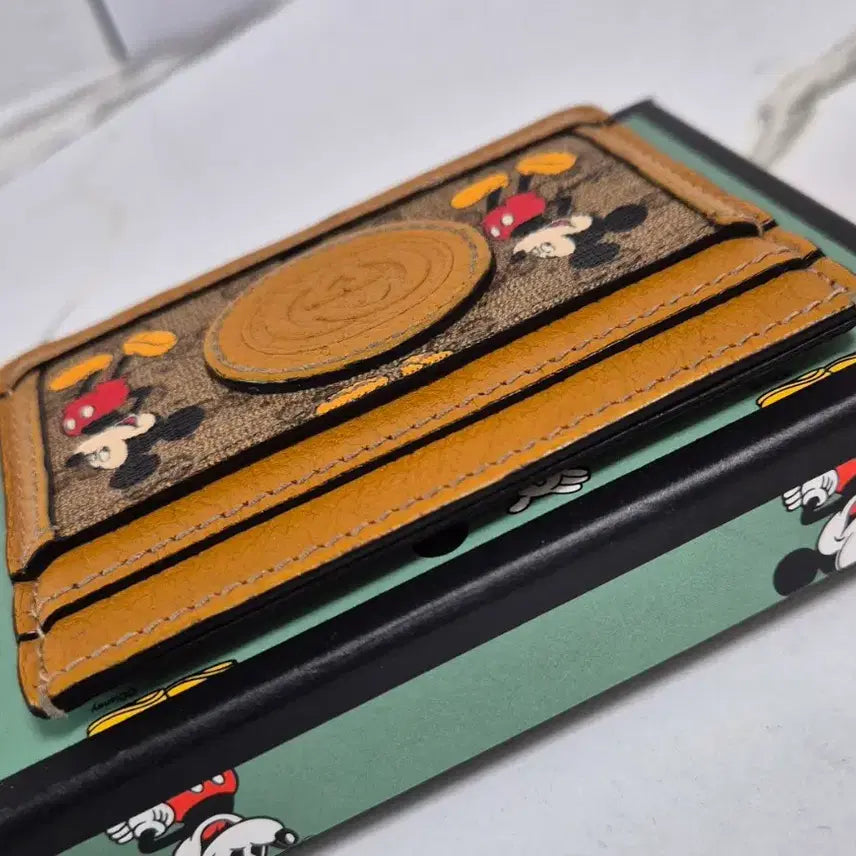 [BUNJANG] Gucci Disney Mickey Mouse Card Holder Case / (정품) 구찌 디즈니 미키마우스 카드지갑 홀더 케이스