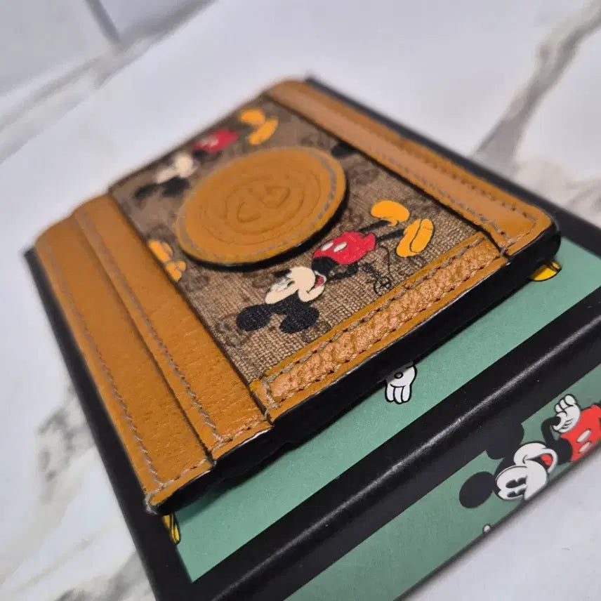 [BUNJANG] Gucci Disney Mickey Mouse Card Holder Case / (정품) 구찌 디즈니 미키마우스 카드지갑 홀더 케이스