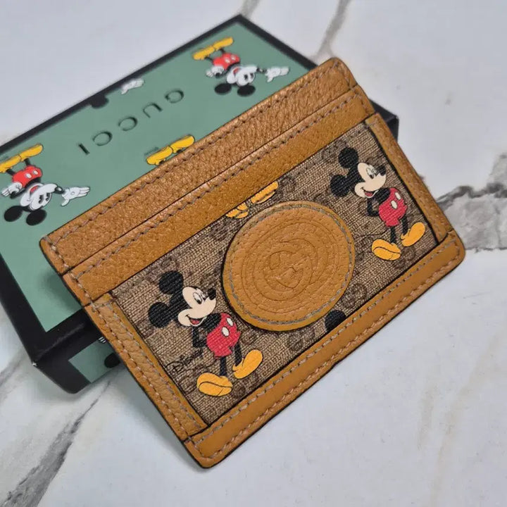 [BUNJANG] Gucci Disney Mickey Mouse Card Holder Case / (정품) 구찌 디즈니 미키마우스 카드지갑 홀더 케이스