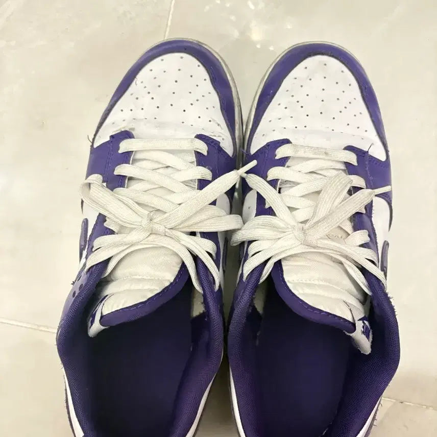 [BUNJANG] Nike Dunk Low Retro Championship Court Purple (275) / 나이키 덩크로우 레트로 챔피언쉽 코트퍼플 275