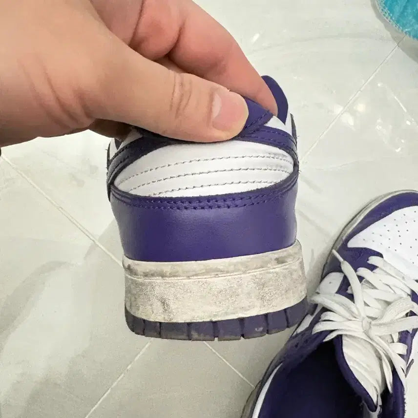 [BUNJANG] Nike Dunk Low Retro Championship Court Purple (275) / 나이키 덩크로우 레트로 챔피언쉽 코트퍼플 275