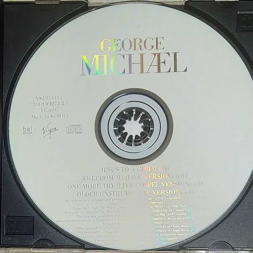 [BUNJANG] George Michael Jesus to a Child CD / [CD] 조지 마이클 <Jesus to a Child>