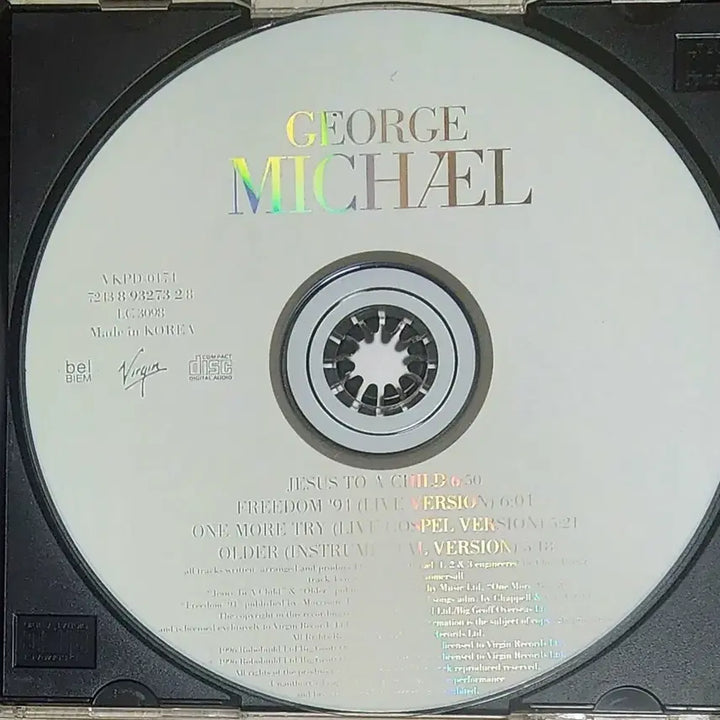 [BUNJANG] George Michael Jesus to a Child CD / [CD] 조지 마이클 <Jesus to a Child>