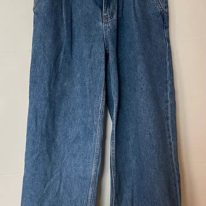 [BUNJANG] LEAU Lonnie Denim Tuck Pants / 로우 (leau) lonnie denim tuck pants