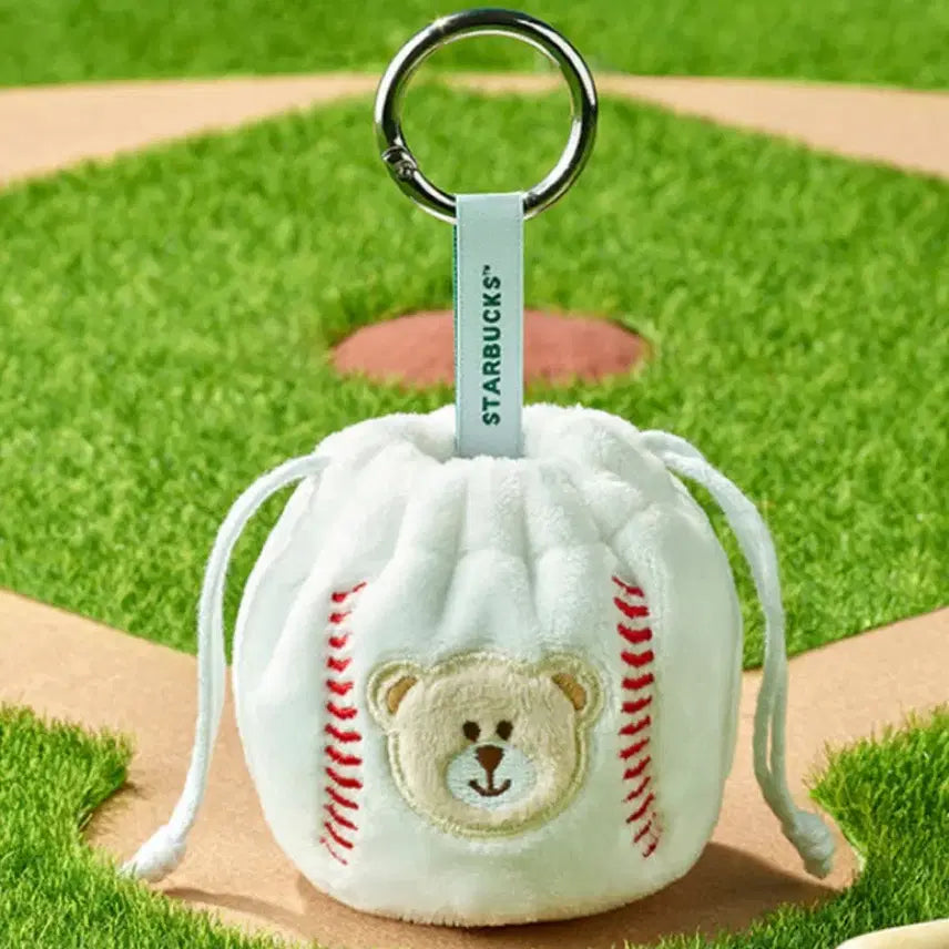 [BUNJANG] Starbucks Baseball Drawstring Keyring / 스타벅스 야구공 복조리 키링