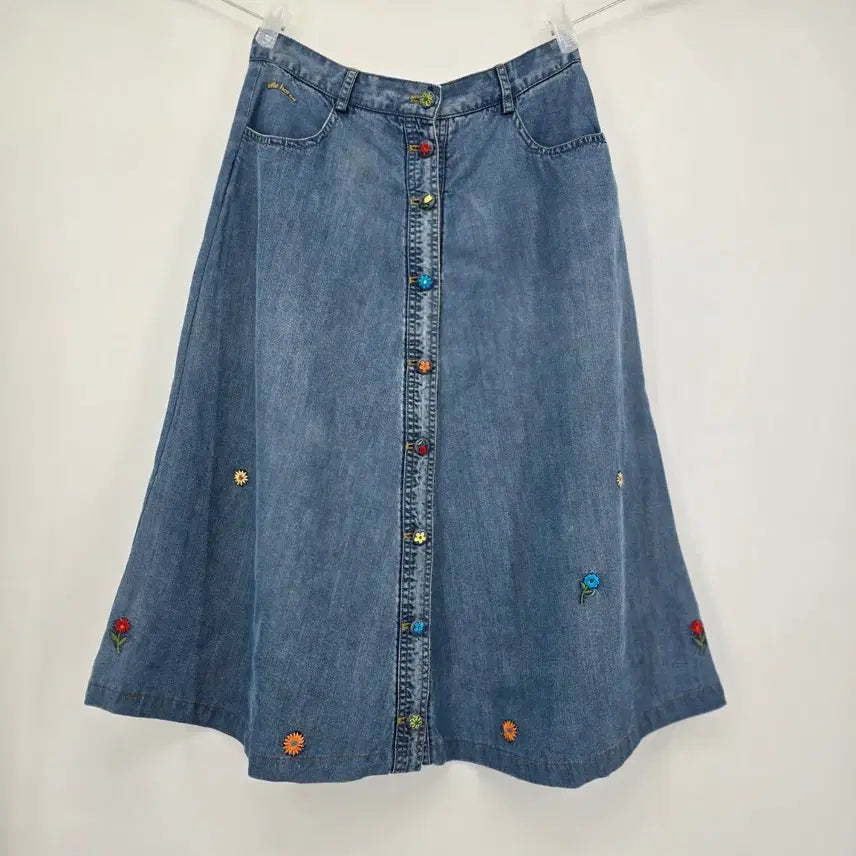 [SOLD OUT] White Horse TENCEL 데님 스커트 27" [E30618]