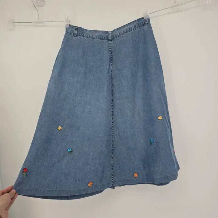 [SOLD OUT] White Horse TENCEL 데님 스커트 27" [E30618]