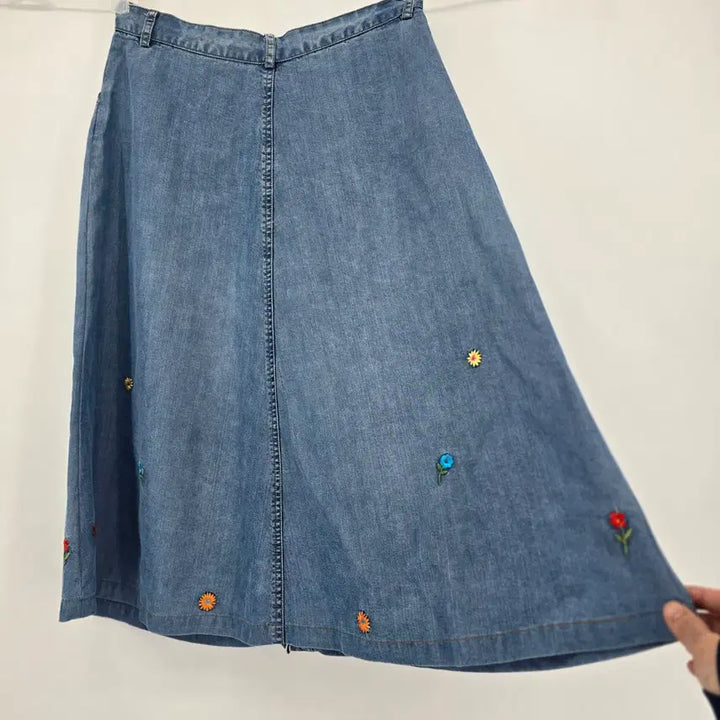 [SOLD OUT] White Horse TENCEL 데님 스커트 27" [E30618]