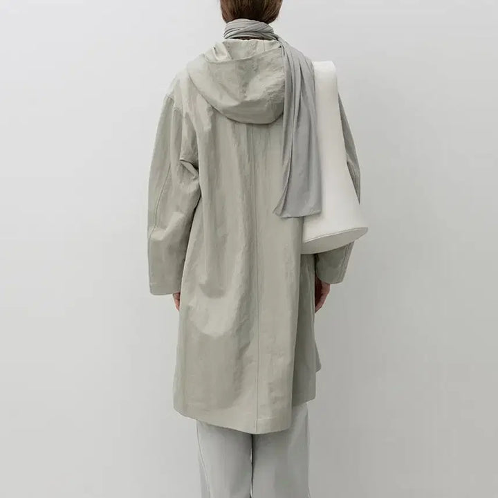 [BUNJANG] lfm Waxed Hooded Snap Coat / Sage / lfm Waxed Hooded Snap Coat / Sage