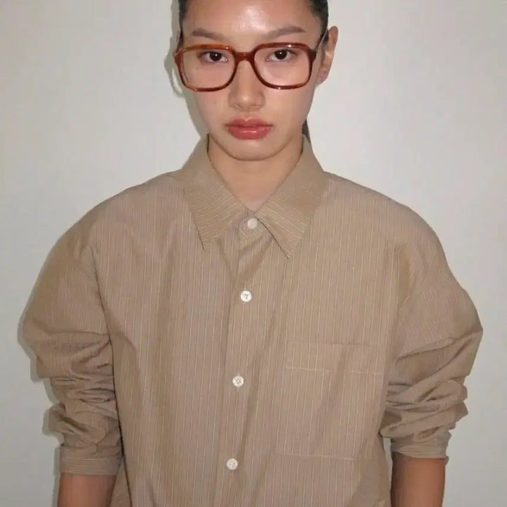 [BUNJANG] Holmes Classy Stripe Shirt / 포니테일 셔츠