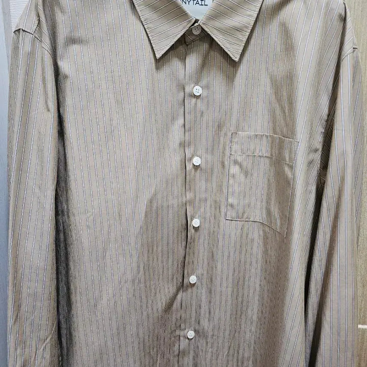 [BUNJANG] Holmes Classy Stripe Shirt / 포니테일 셔츠