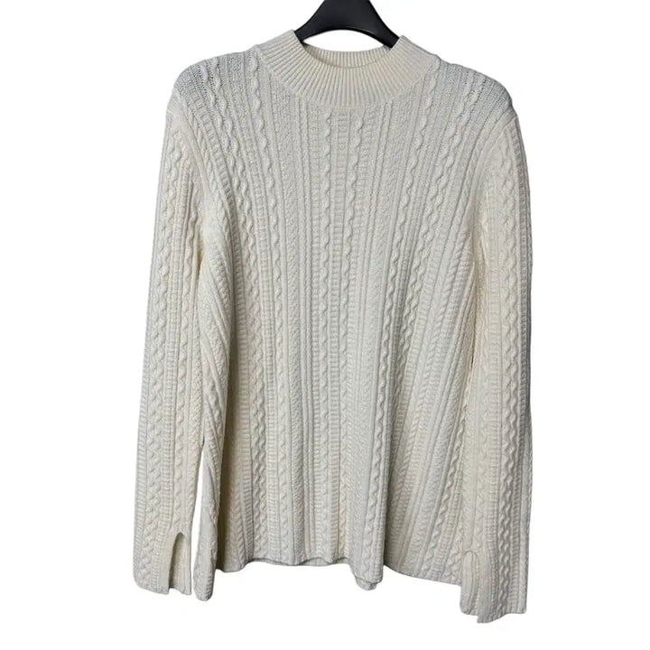 [BUNJANG] Theory Ivory Half-Turtle Neck Knit Top / S 띠어리 여성 아이보리 반폴라 니트