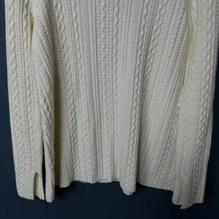[BUNJANG] Theory Ivory Half-Turtle Neck Knit Top / S 띠어리 여성 아이보리 반폴라 니트
