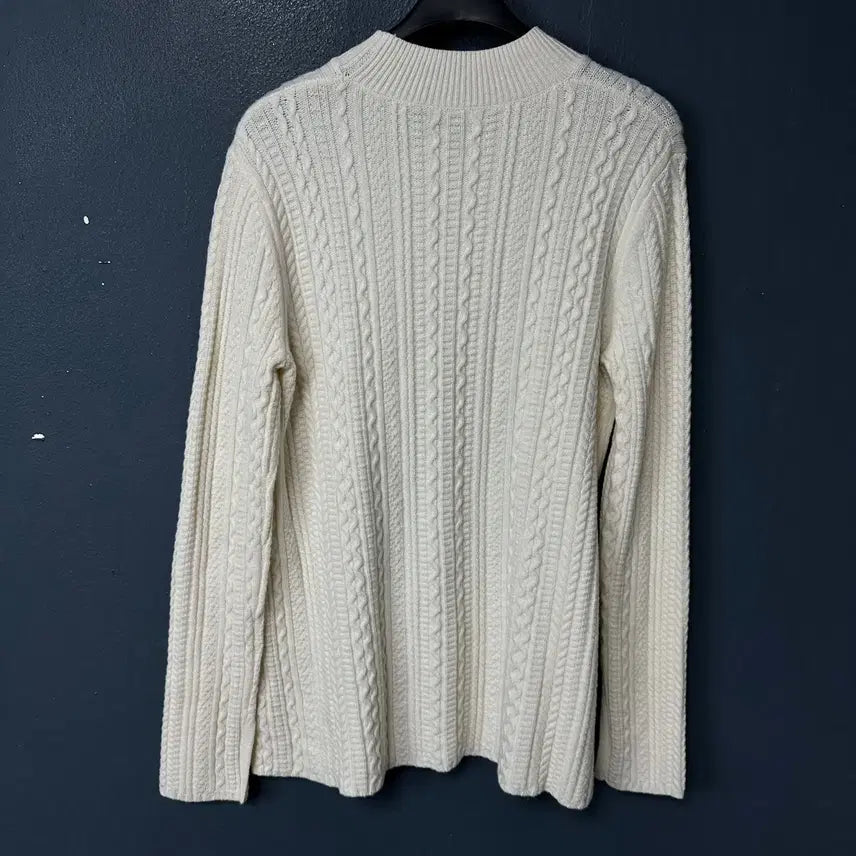 [BUNJANG] Theory Ivory Half-Turtle Neck Knit Top / S 띠어리 여성 아이보리 반폴라 니트