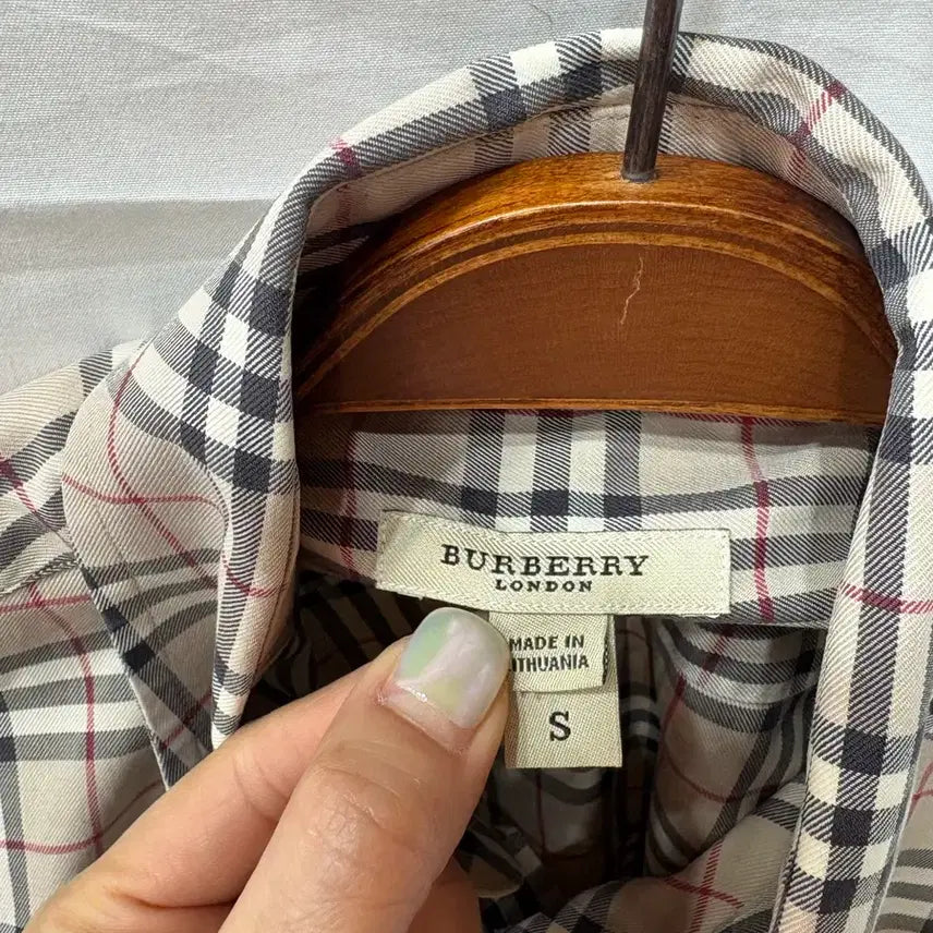 [BUNJANG] Burberry Check Shirt (S) / 버버리 체크 셔츠S/95사이즈(정품)