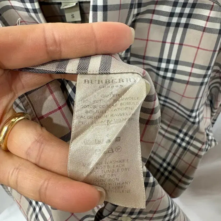 [BUNJANG] Burberry Check Shirt (S) / 버버리 체크 셔츠S/95사이즈(정품)