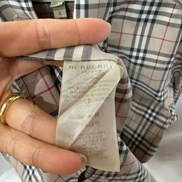 [BUNJANG] Burberry Check Shirt (S) / 버버리 체크 셔츠S/95사이즈(정품)