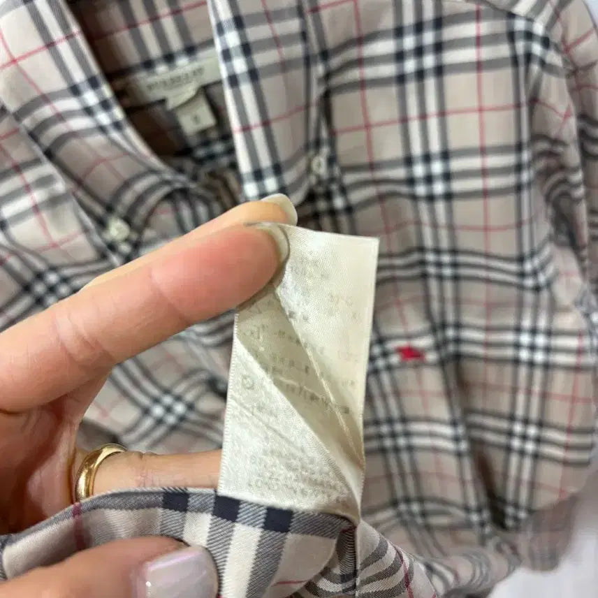 [BUNJANG] Burberry Check Shirt (S) / 버버리 체크 셔츠S/95사이즈(정품)