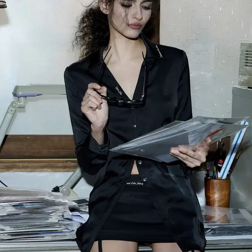 [BUNJANG] ODOR Bare Satin Skirt / [ODOR/1회착용/원가12] Bare satin skirt