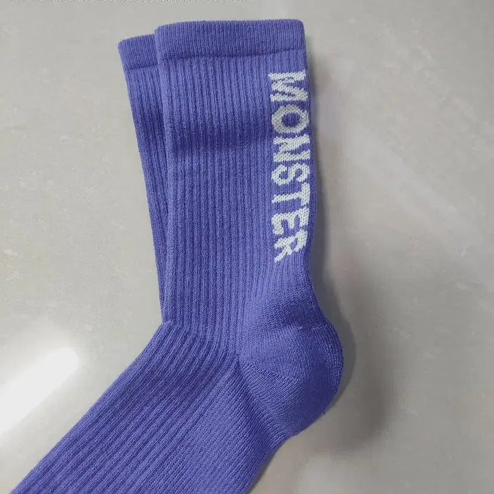 [BUNJANG] Kolon Sport Monster Purple Socks / 코오롱스포츠 몬스터  퍼플 양말