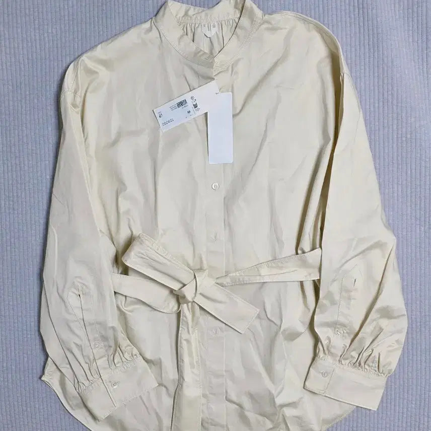 [BUNJANG] ARKET Tie Waist Blouse Shirt Size 38 / (정가 13만원) 새상품*아르켓 블라우스 셔츠 38사이즈