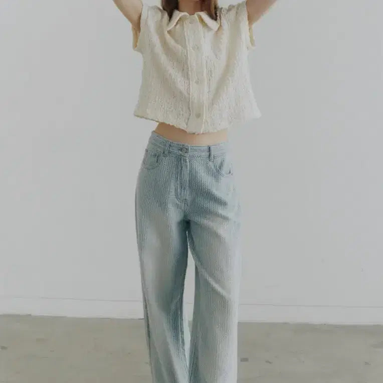 [BUNJANG] Noir Pour Femme Denim Pants / 노이어 포 우먼 팬츠,청바지 (새상품) 정가: 14.5만