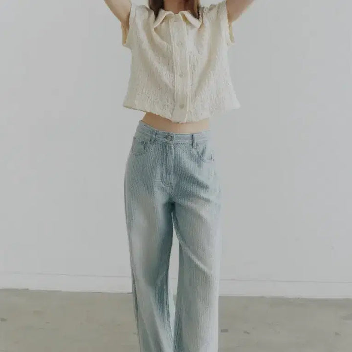 [BUNJANG] Noir Pour Femme Denim Pants / 노이어 포 우먼 팬츠,청바지 (새상품) 정가: 14.5만