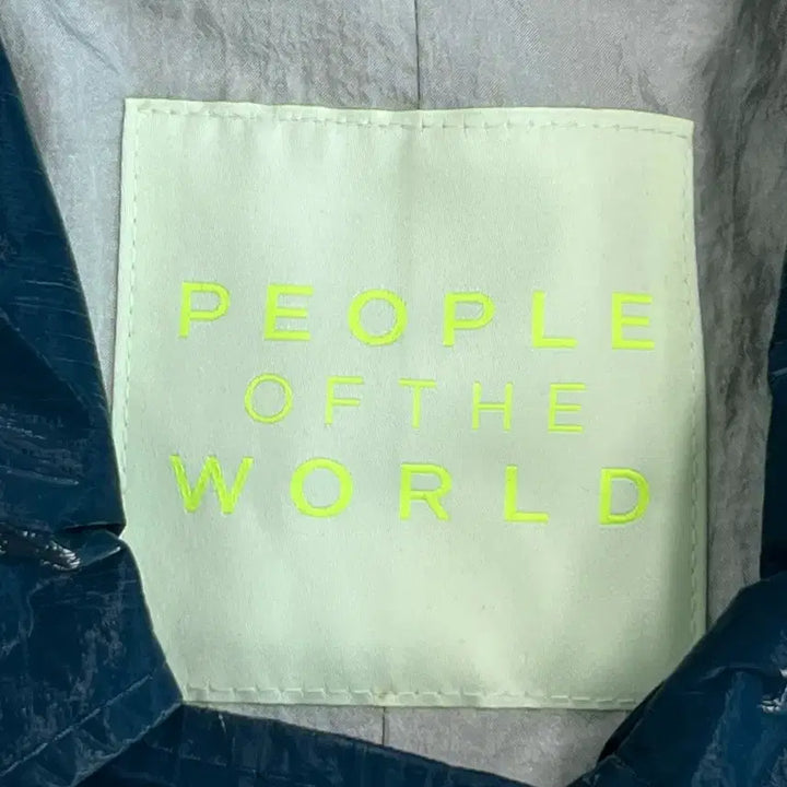 [BUNJANG] People of the World Blue Tie-Back Rider Jacket / [정품] 피플오브더월드 블루 타이백 라이더 자켓