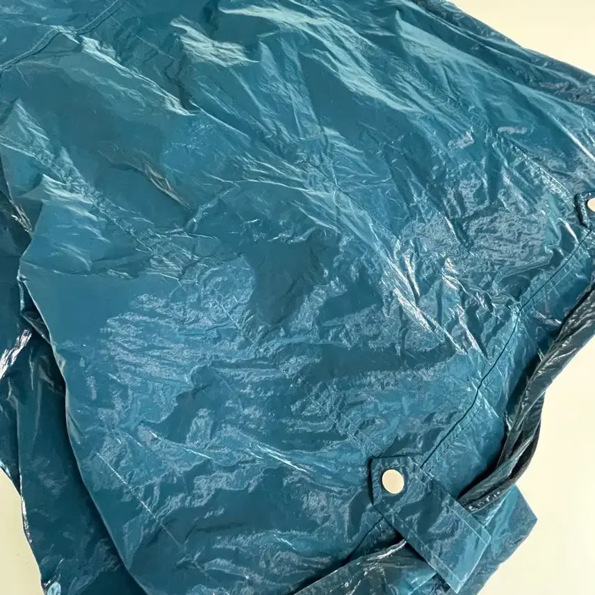 [BUNJANG] People of the World Blue Tie-Back Rider Jacket / [정품] 피플오브더월드 블루 타이백 라이더 자켓