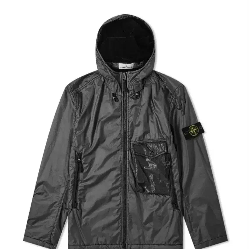 [BUNJANG] Stone Island Lamy Flock Hooded Jacket / 스톤아일랜드 라미 플락 후드자켓