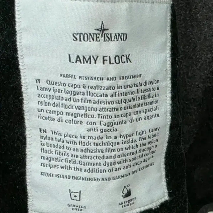 [BUNJANG] Stone Island Lamy Flock Hooded Jacket / 스톤아일랜드 라미 플락 후드자켓