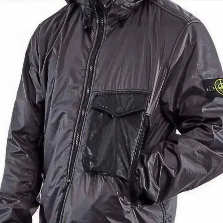 [BUNJANG] Stone Island Lamy Flock Hooded Jacket / 스톤아일랜드 라미 플락 후드자켓