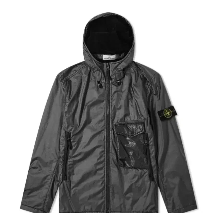 [BUNJANG] Stone Island Lamy Flock Hooded Jacket / 스톤아일랜드 라미 플락 후드자켓