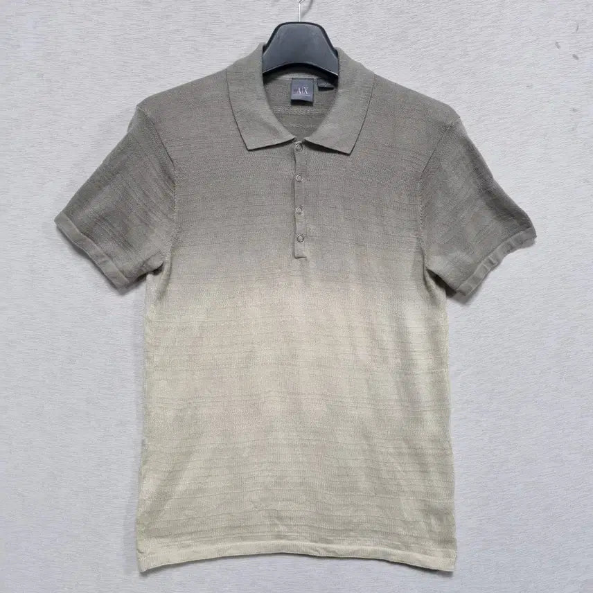 [BUNJANG] Armani Exchange Gradient Knit Top / 알마니익스체인지 카라넥 니트 남95ㅡ0409