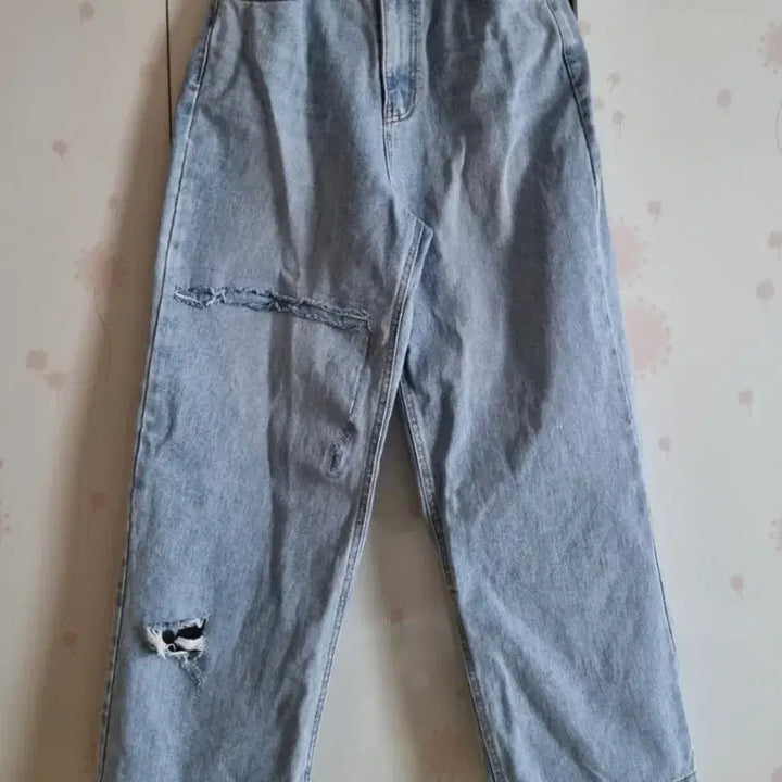 [BUNJANG] X2 Wide Light Wash Denim Jeans / X2 와이드 연청 데님 청바지